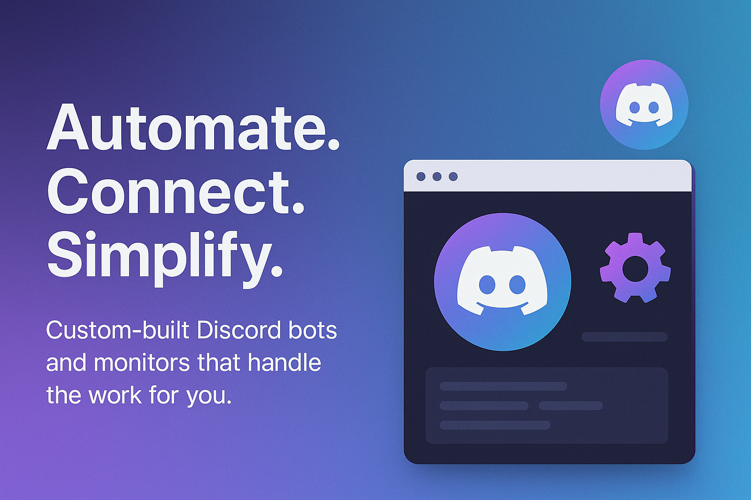Link'd Services custom Discord bot development